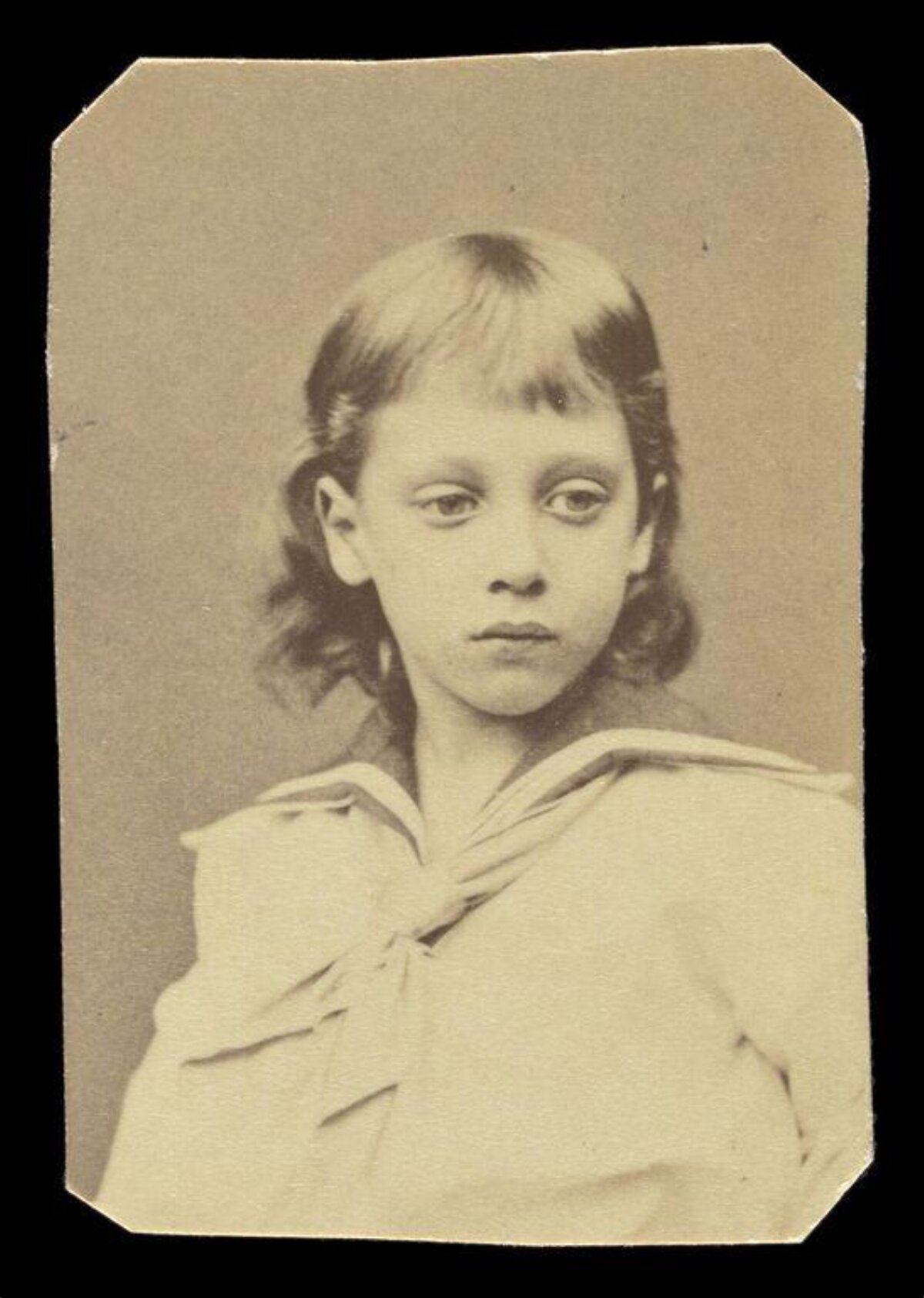 Vintage Portrait of Young Child