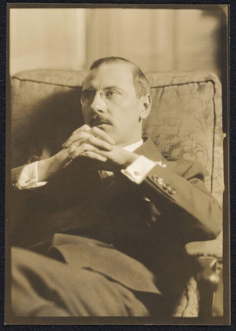 Vintage Portrait of a Seated Gentleman