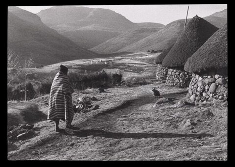 Highland Village with Traditional Huts