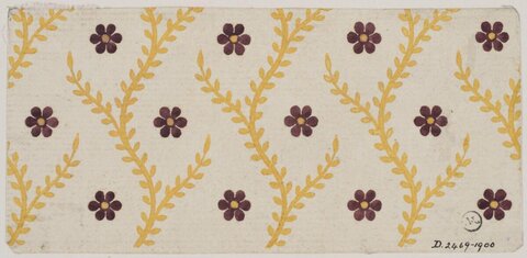 Vintage Floral Textile Pattern