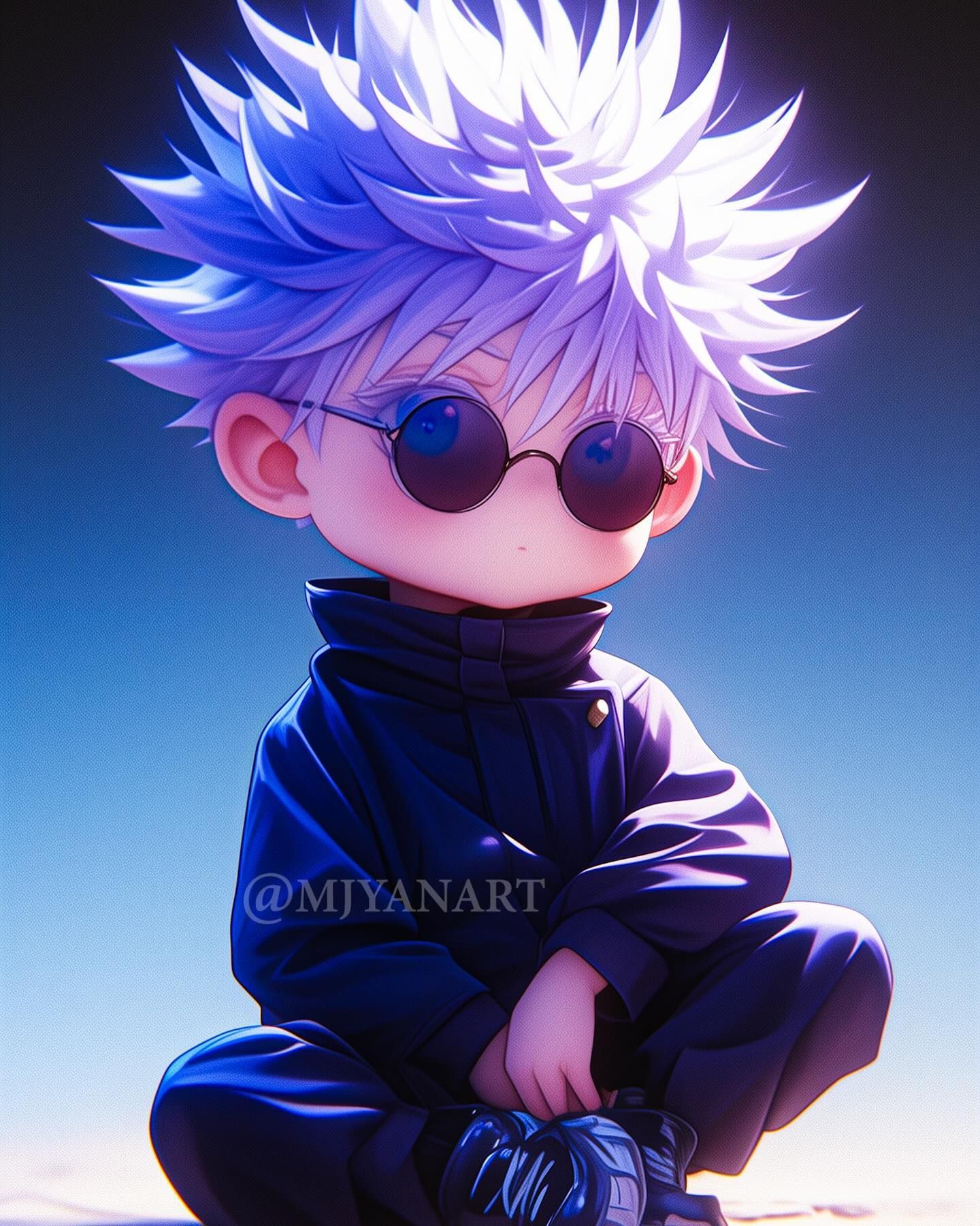 Chibi Satoru Gojo Illustration