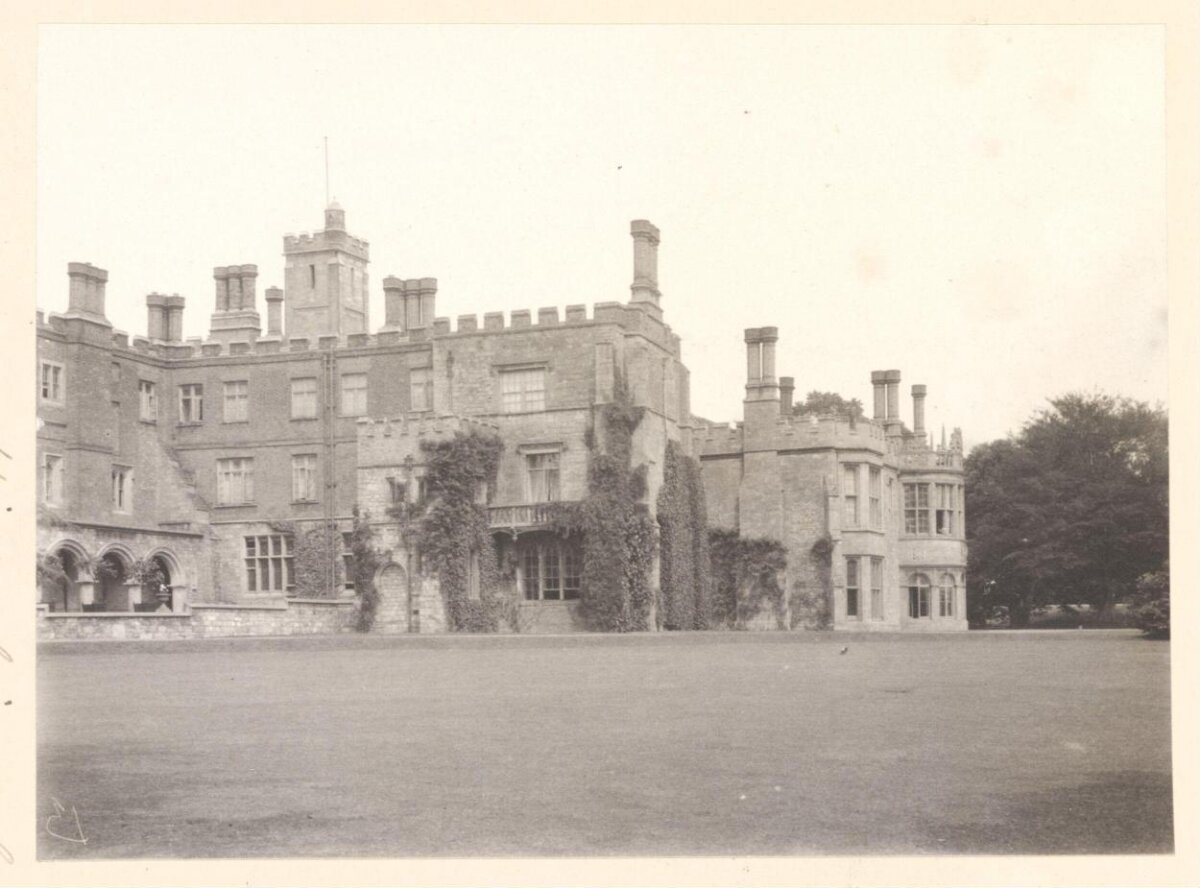 Vintage Photo of Country Manor House