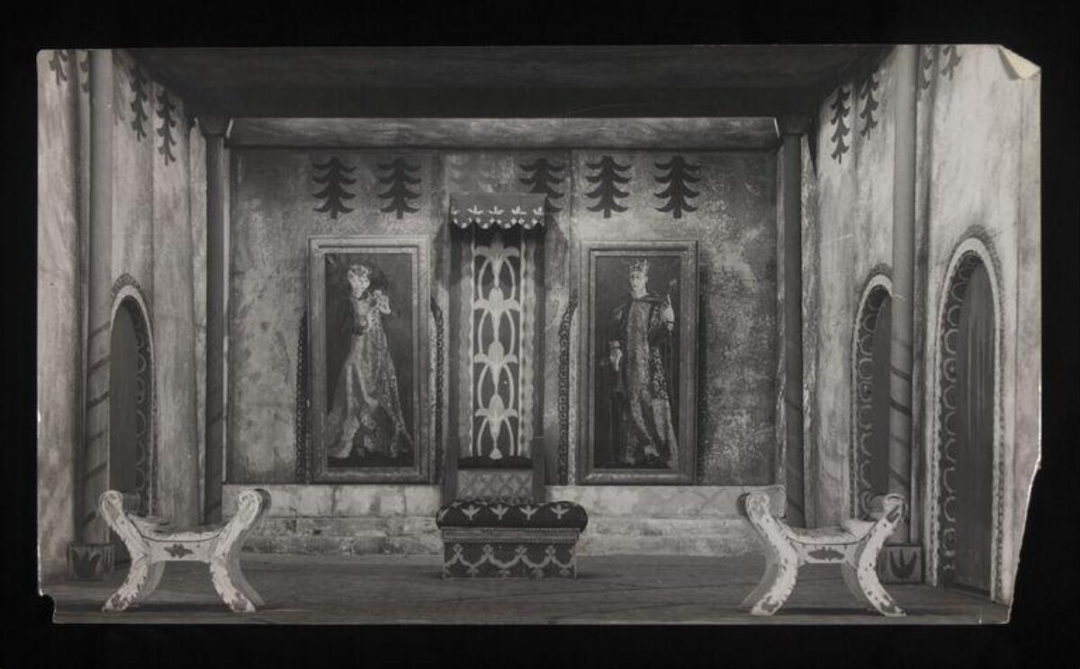 Medieval Style Theater Stage Set