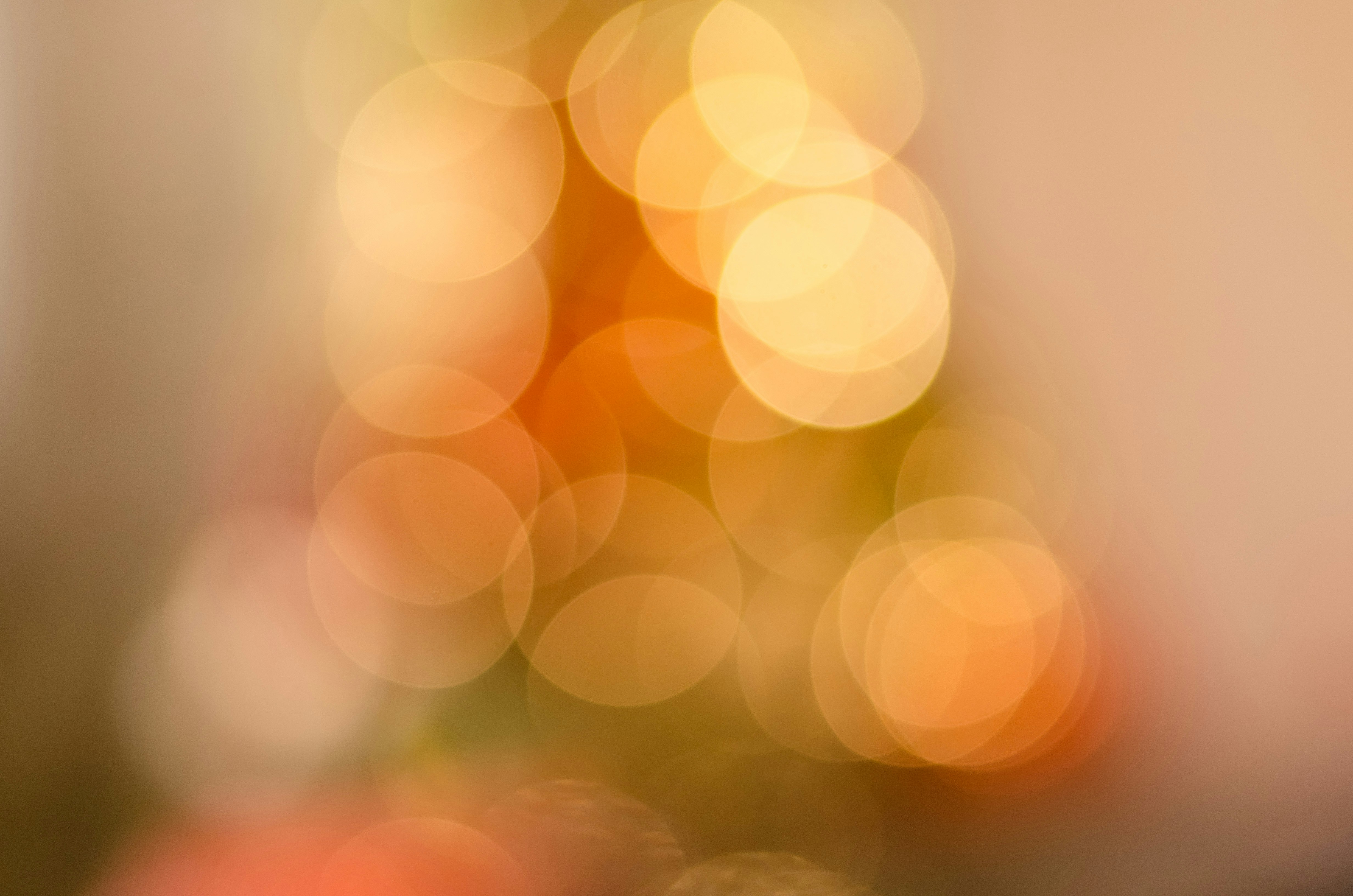 Warm Golden Bokeh Lights