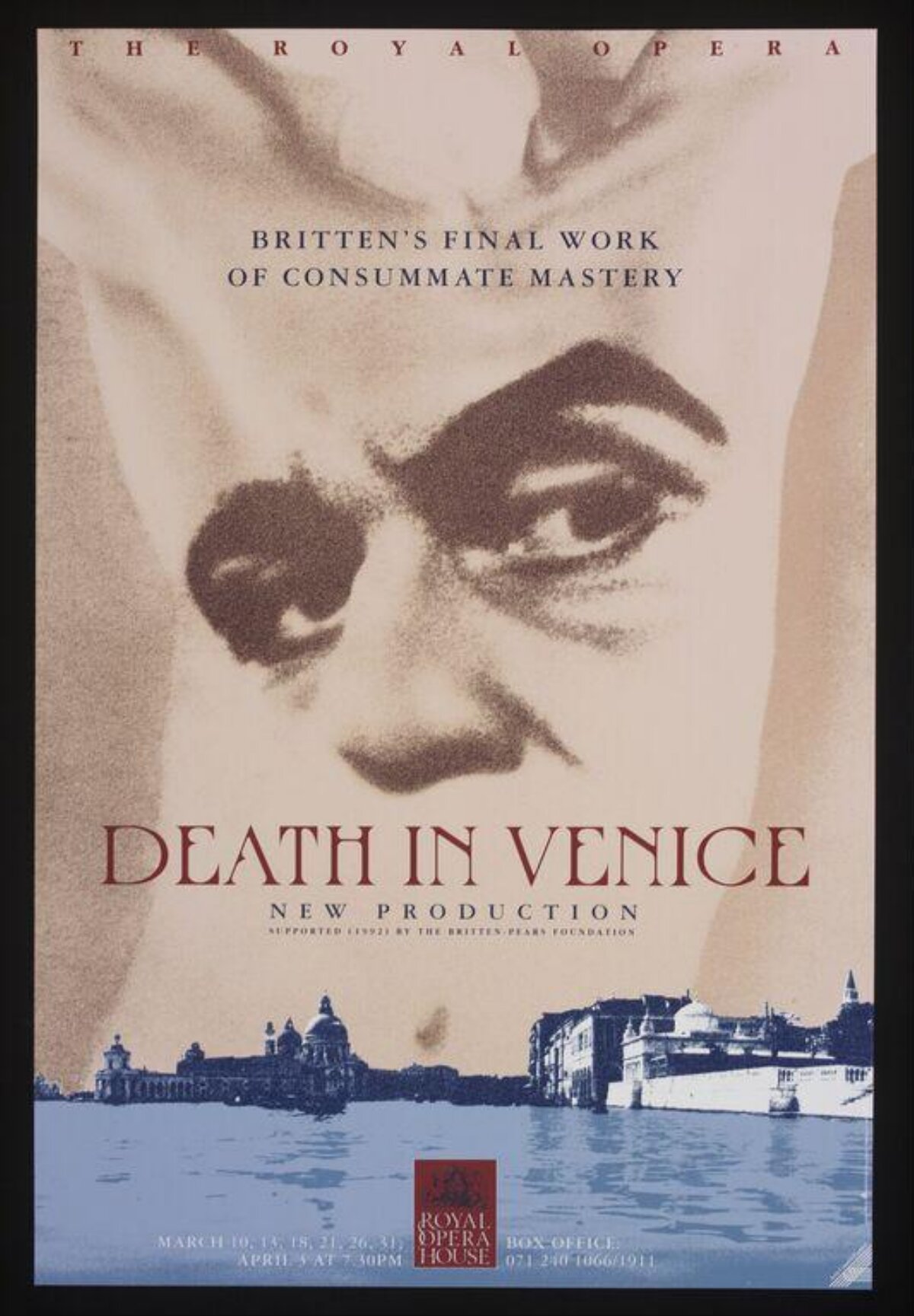 Death in Venice Opera Poster