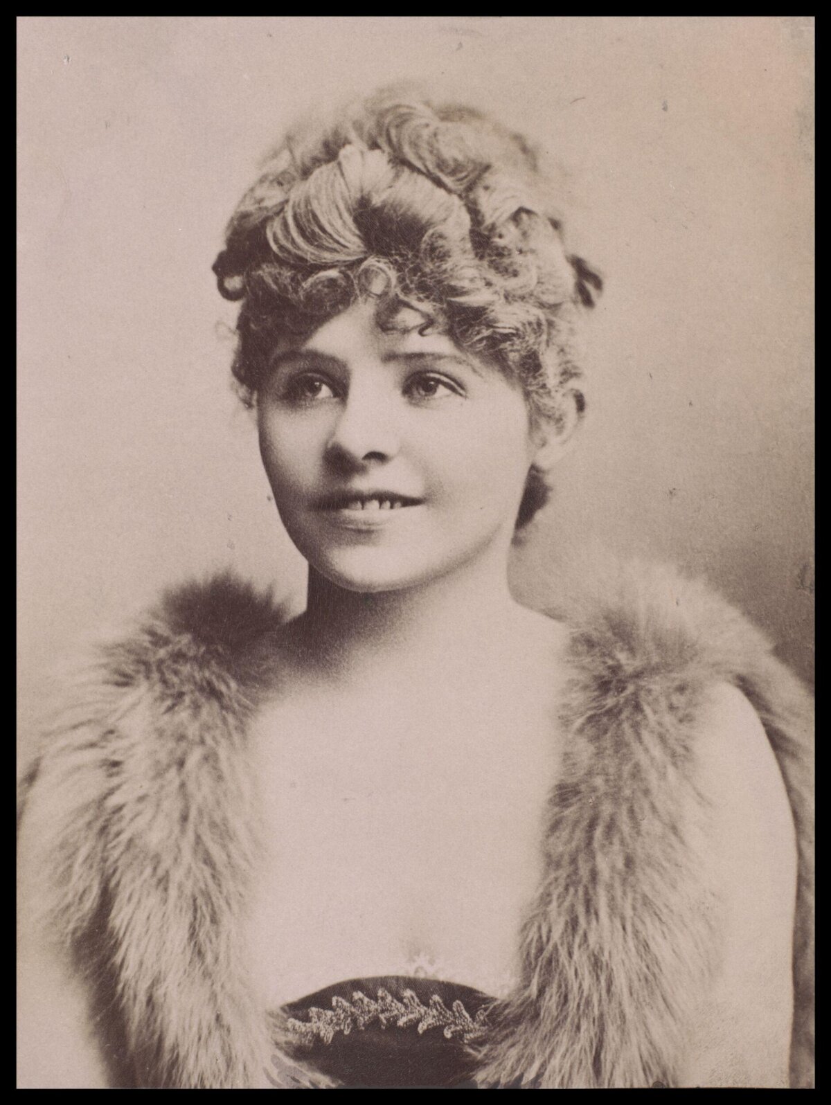 Vintage Bust Portrait of a Woman