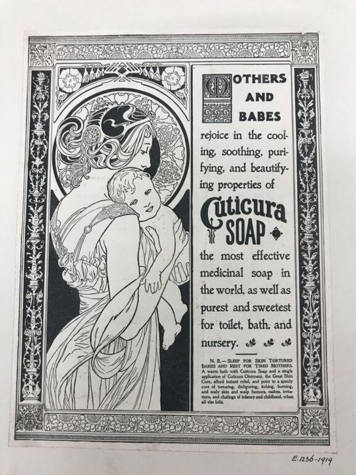 Vintage Cuticura Soap Advertisement