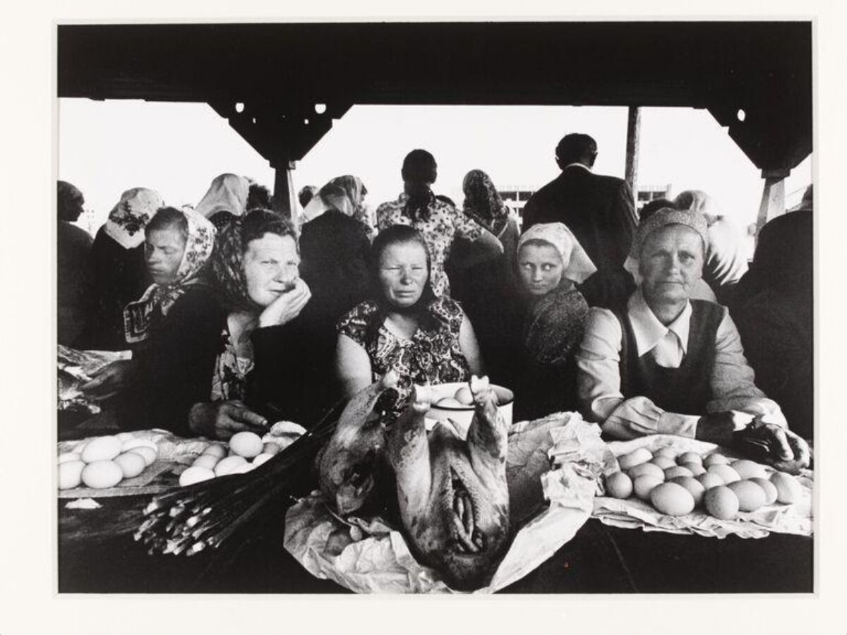 Village Market Vendors Selling Eggs and Poultry