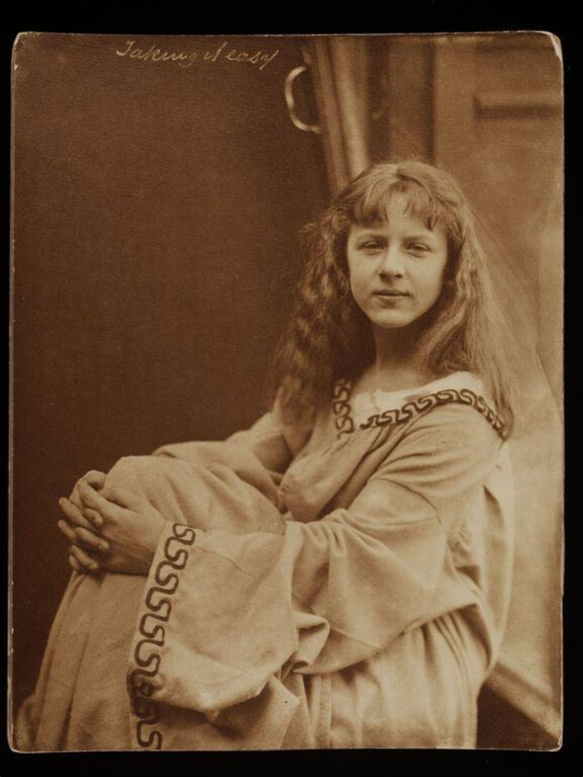 Vintage Portrait of Young Woman