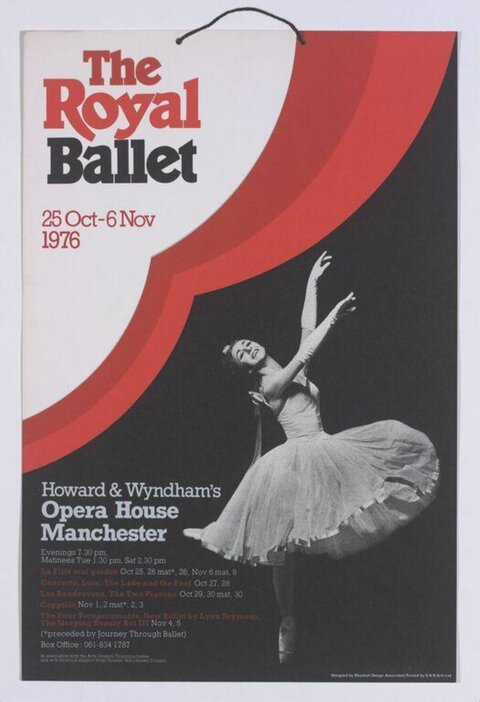 1976 Royal Ballet Performance Poster