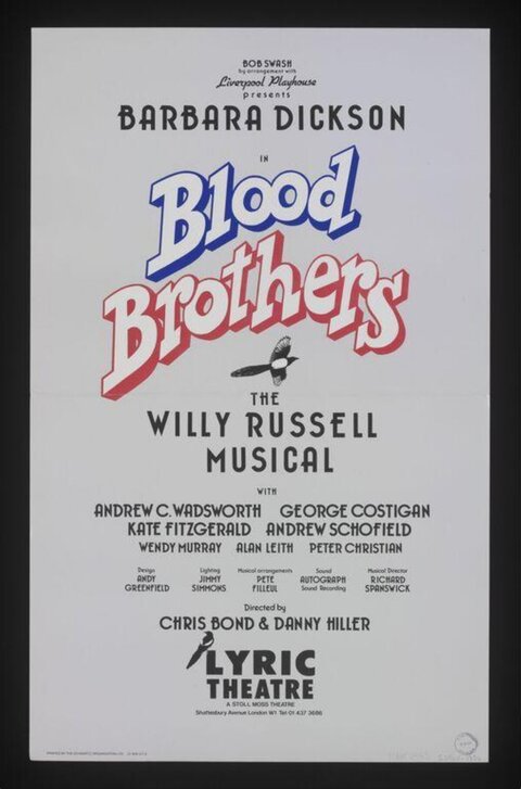 Blood Brothers Musical Poster