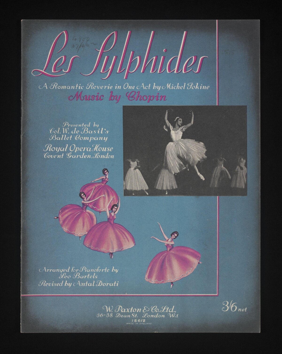 Les Sylphides Piano Sheet Music Cover