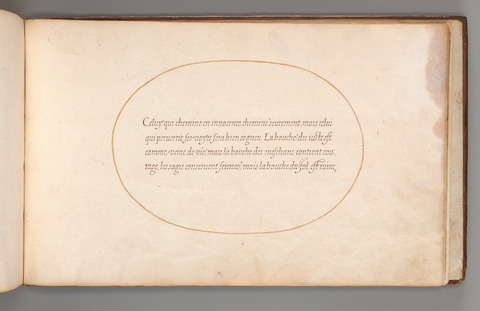 Antique Manuscript Calligraphy Page