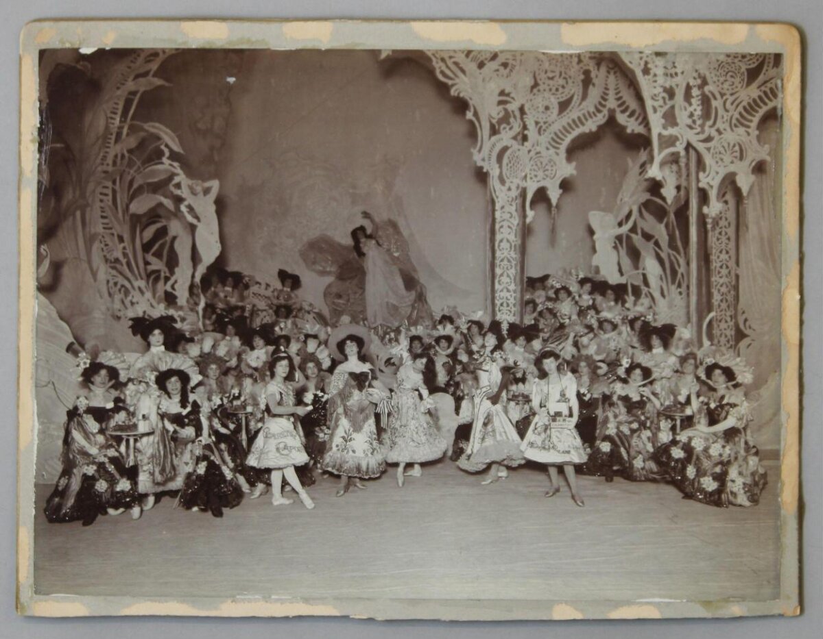 Vintage Stage Chorus Group Photo