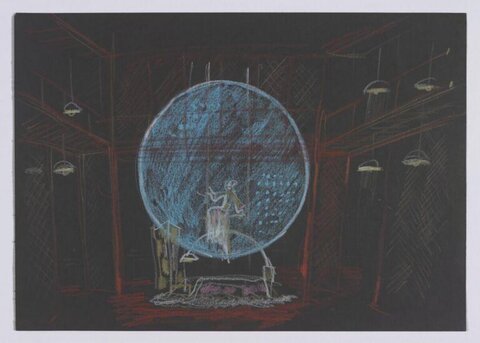 Stage Set Design Sketch