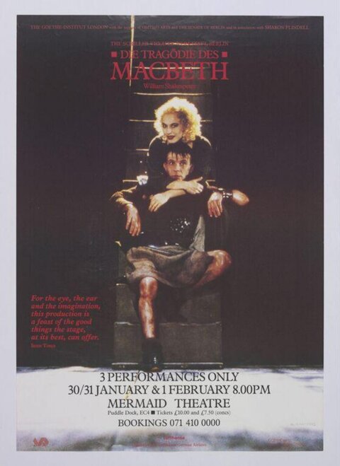 Macbeth Play Performance Poster