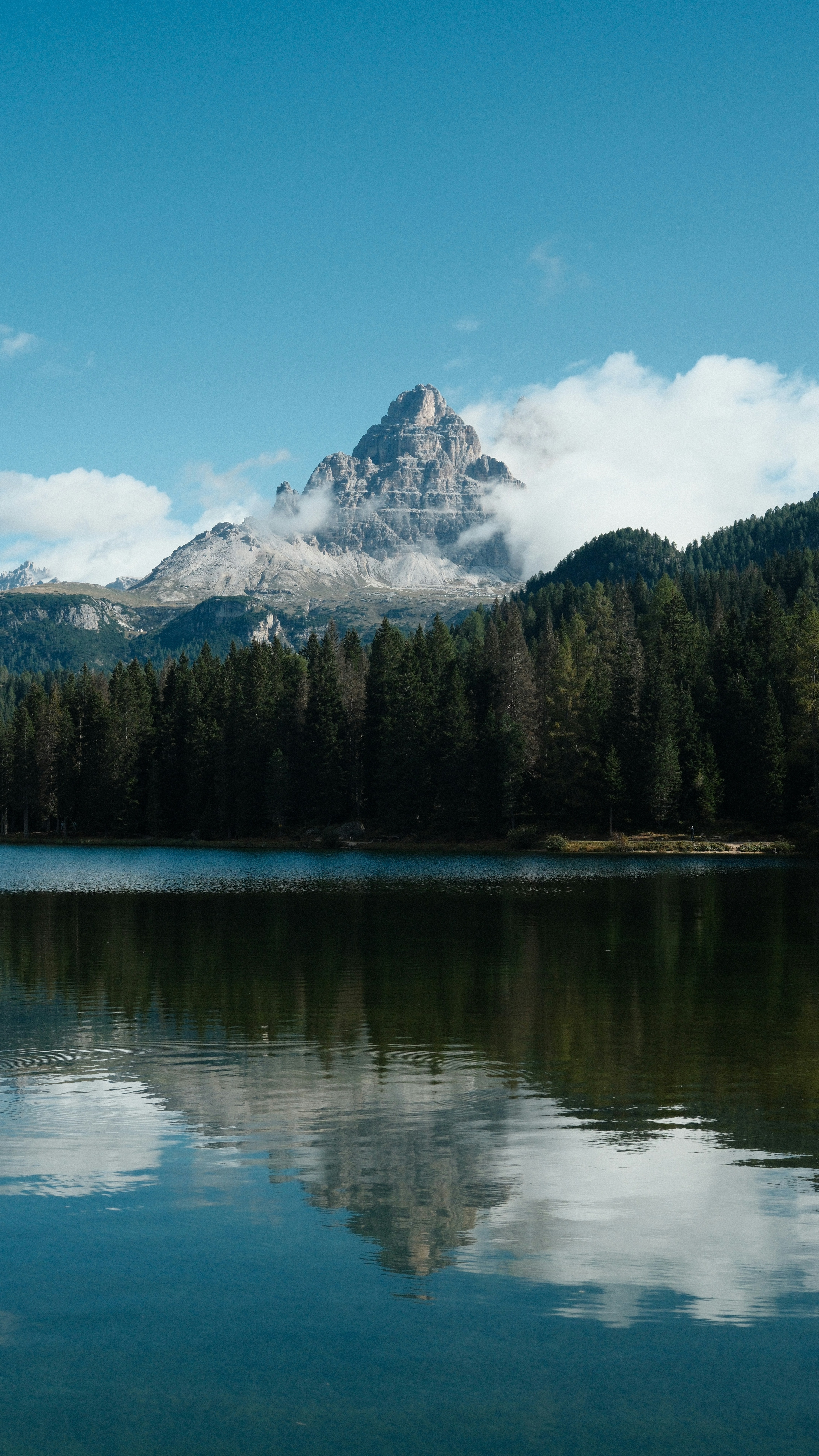 Alpine Mountain Lake Reflection