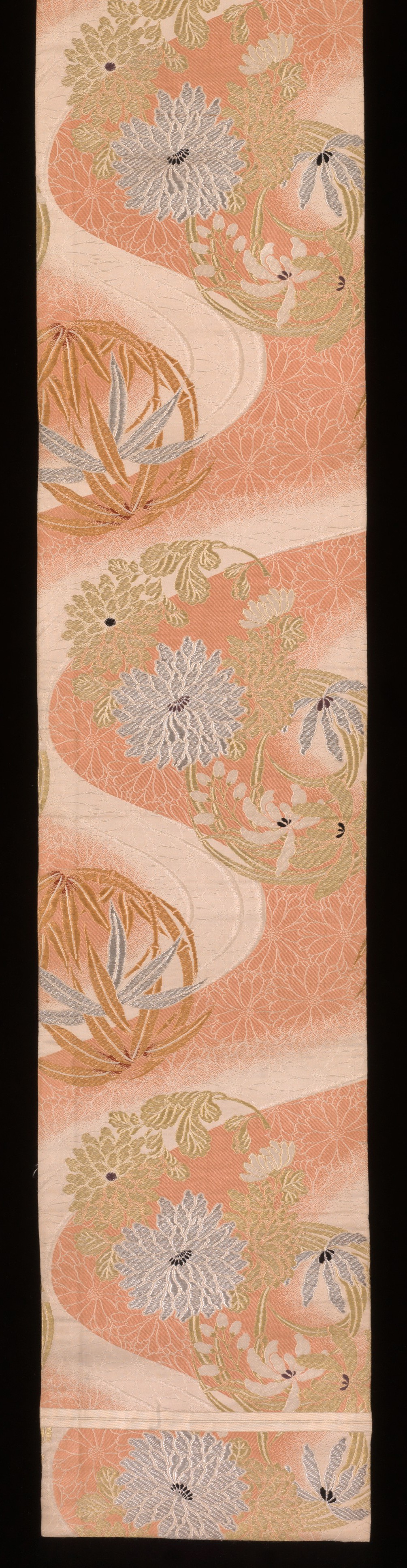 Japanese Floral Woven Textile