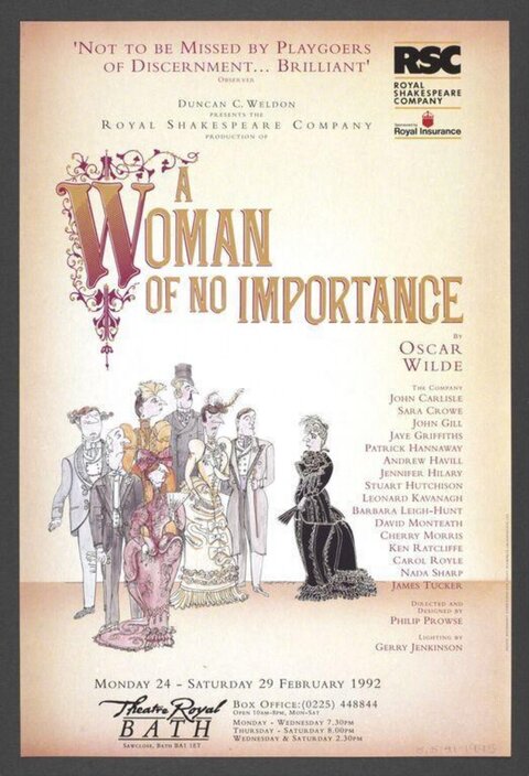 A Woman of No Importance Theatre Poster