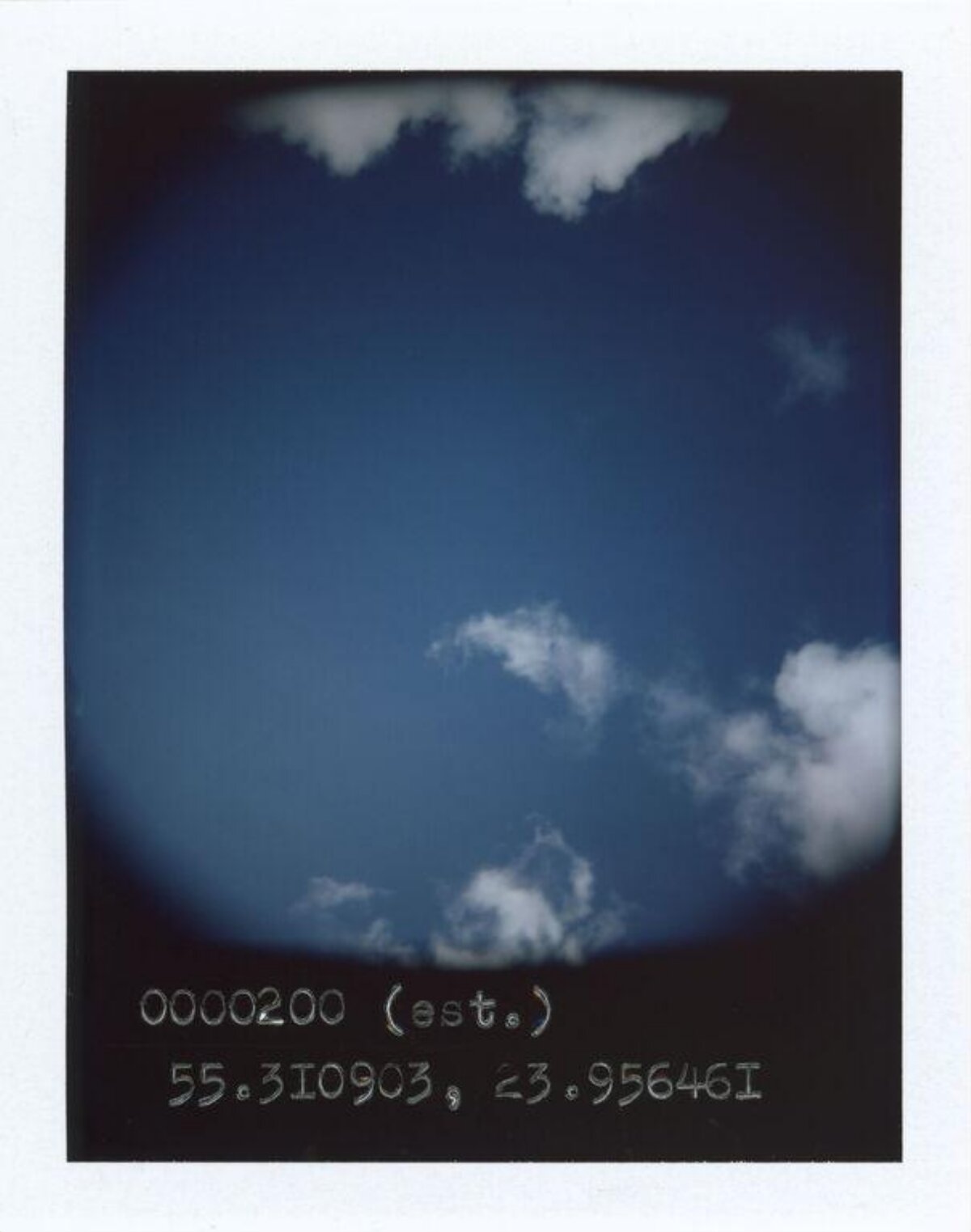 Blue Sky With Scattered Clouds