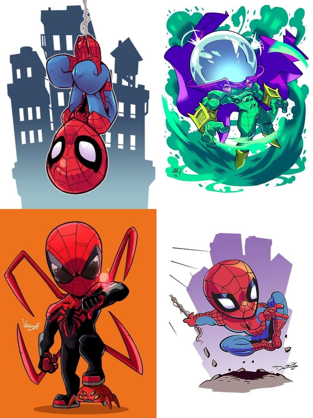 Chibi Spider-Man Art Collection