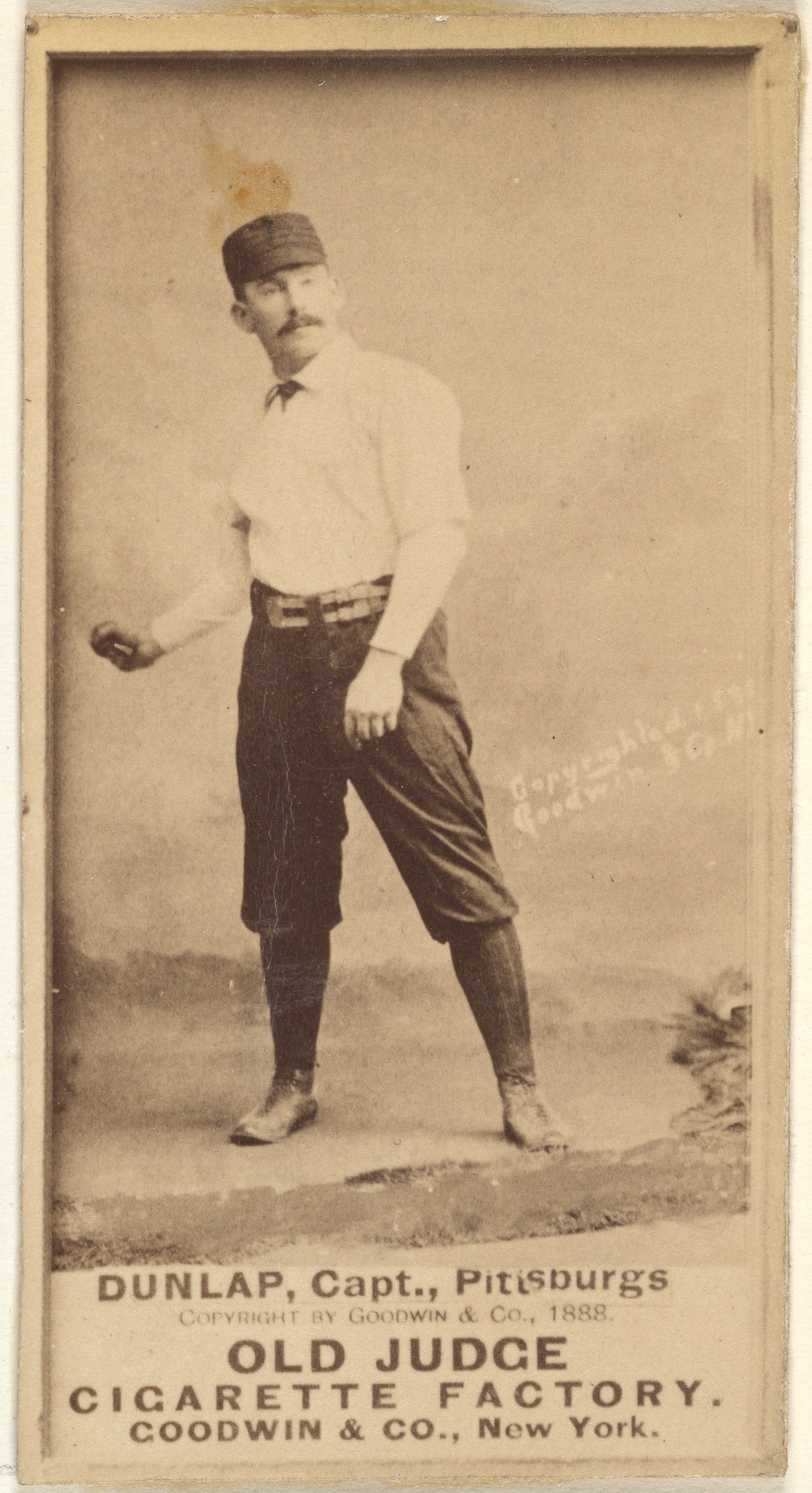 1888 Old Judge Baseball Cigarette Card
