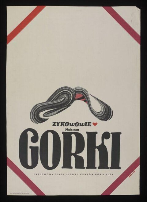 Theater Poster for Gorki's Zykowowie