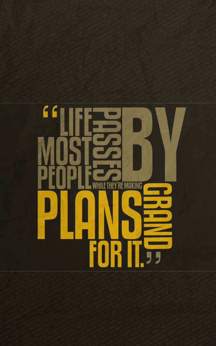 Motivational Life Quote Poster