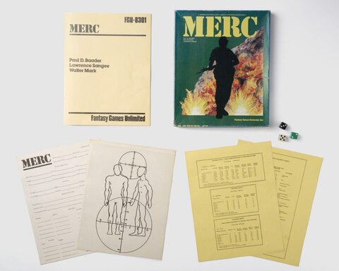 Vintage MERC Tabletop Game Set