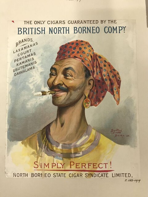 Vintage British North Borneo Cigar Ad