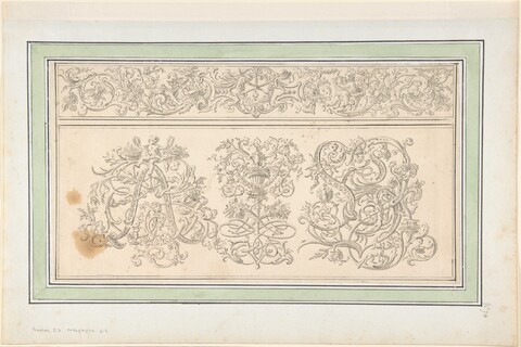 Antique Ornamental Design Sketch