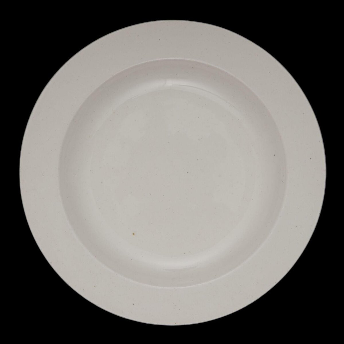Plain White Round Plate