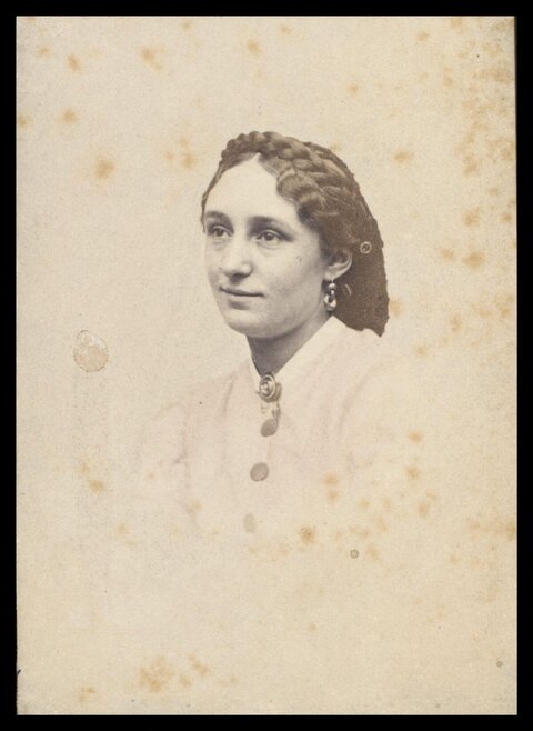 Vintage Bust Portrait of a Woman