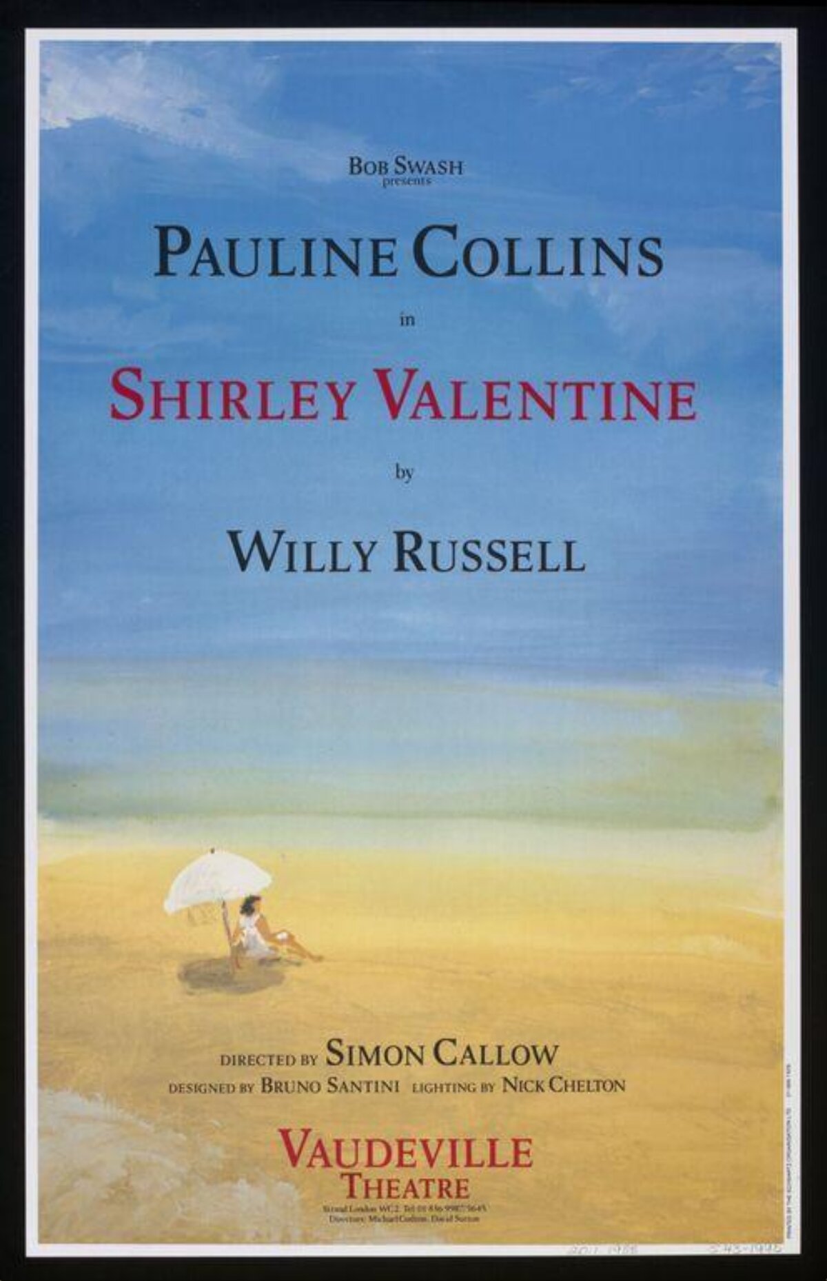 Shirley Valentine Theatre Poster