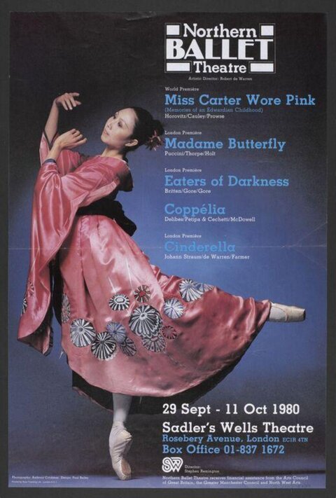 1980 Northern Ballet Performance Poster