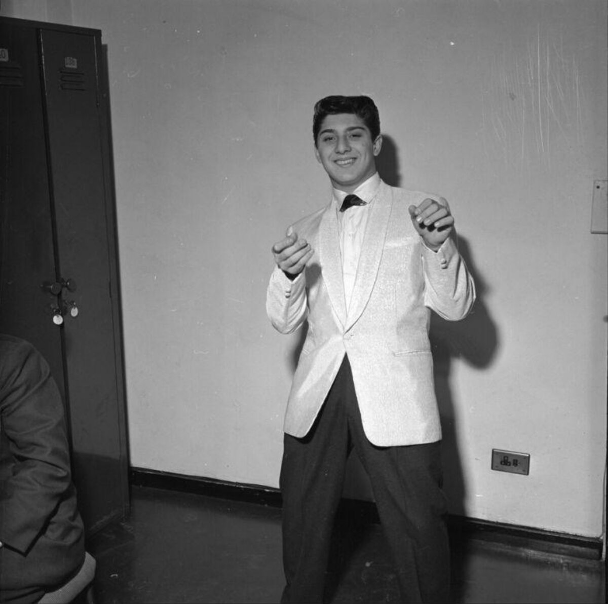 Smiling Young Man in Formal Jacket