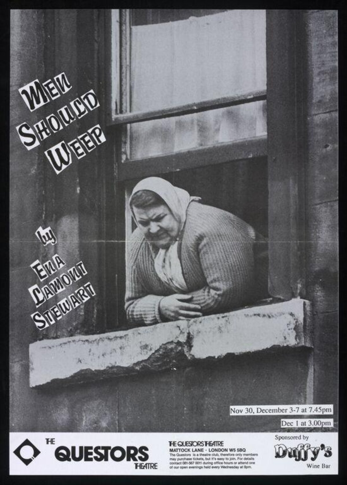 Men Should Weep Theatre Poster
