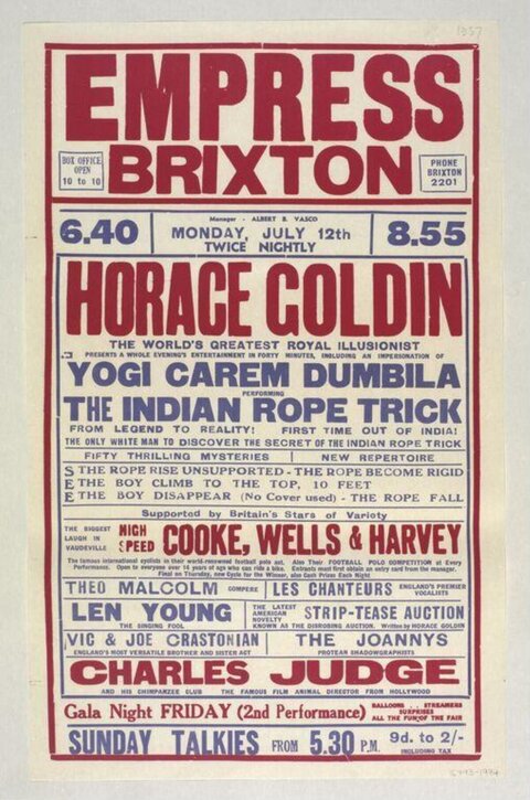 Empress Brixton Performance Poster
