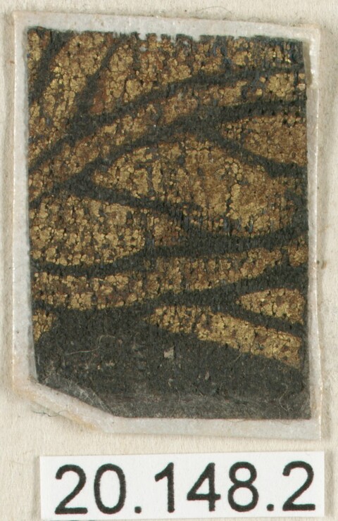 Cataloged Gilded Painted Art Fragment