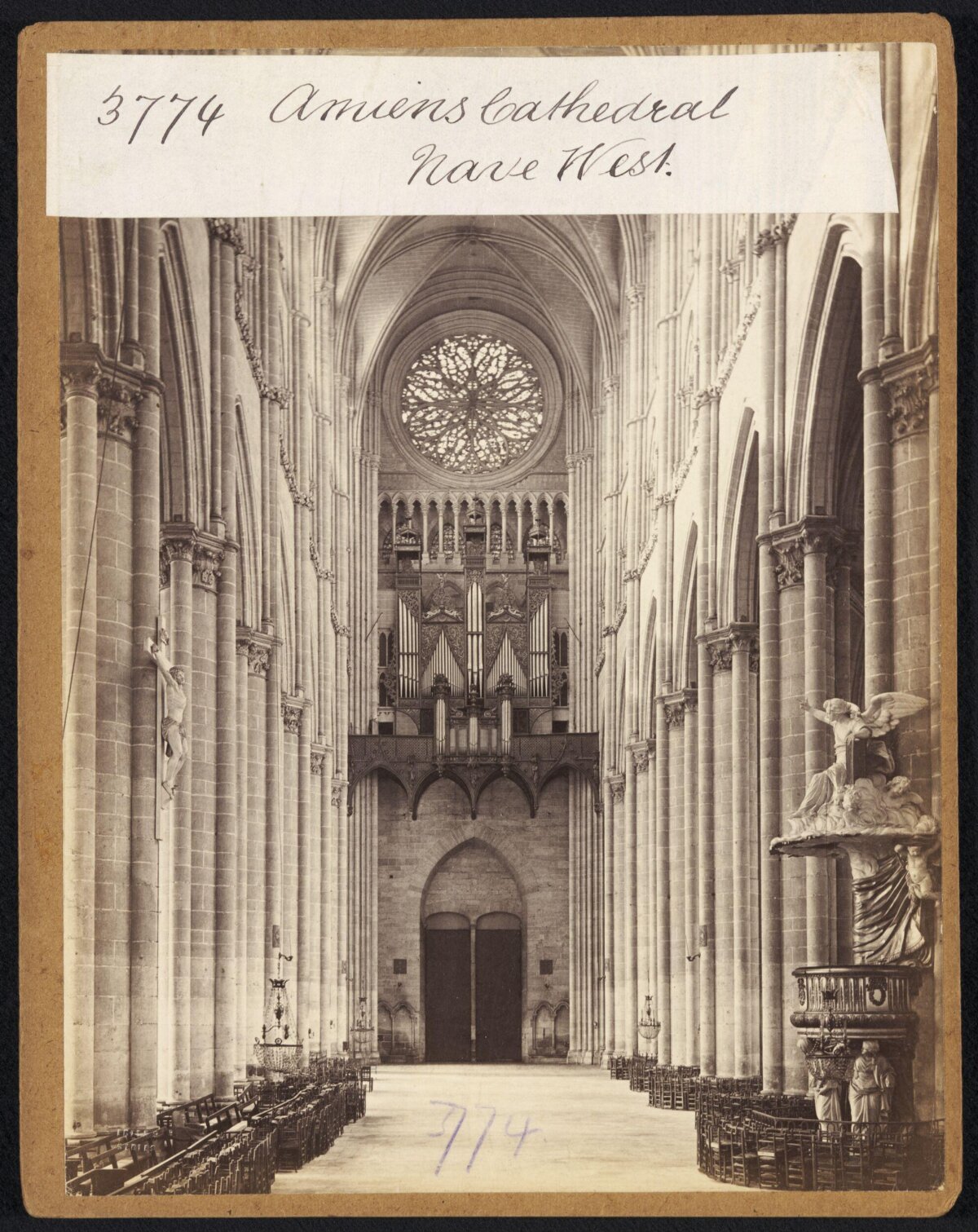 Amiens Cathedral Nave West Interior