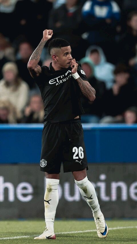 Manchester City Player Goal Celebration