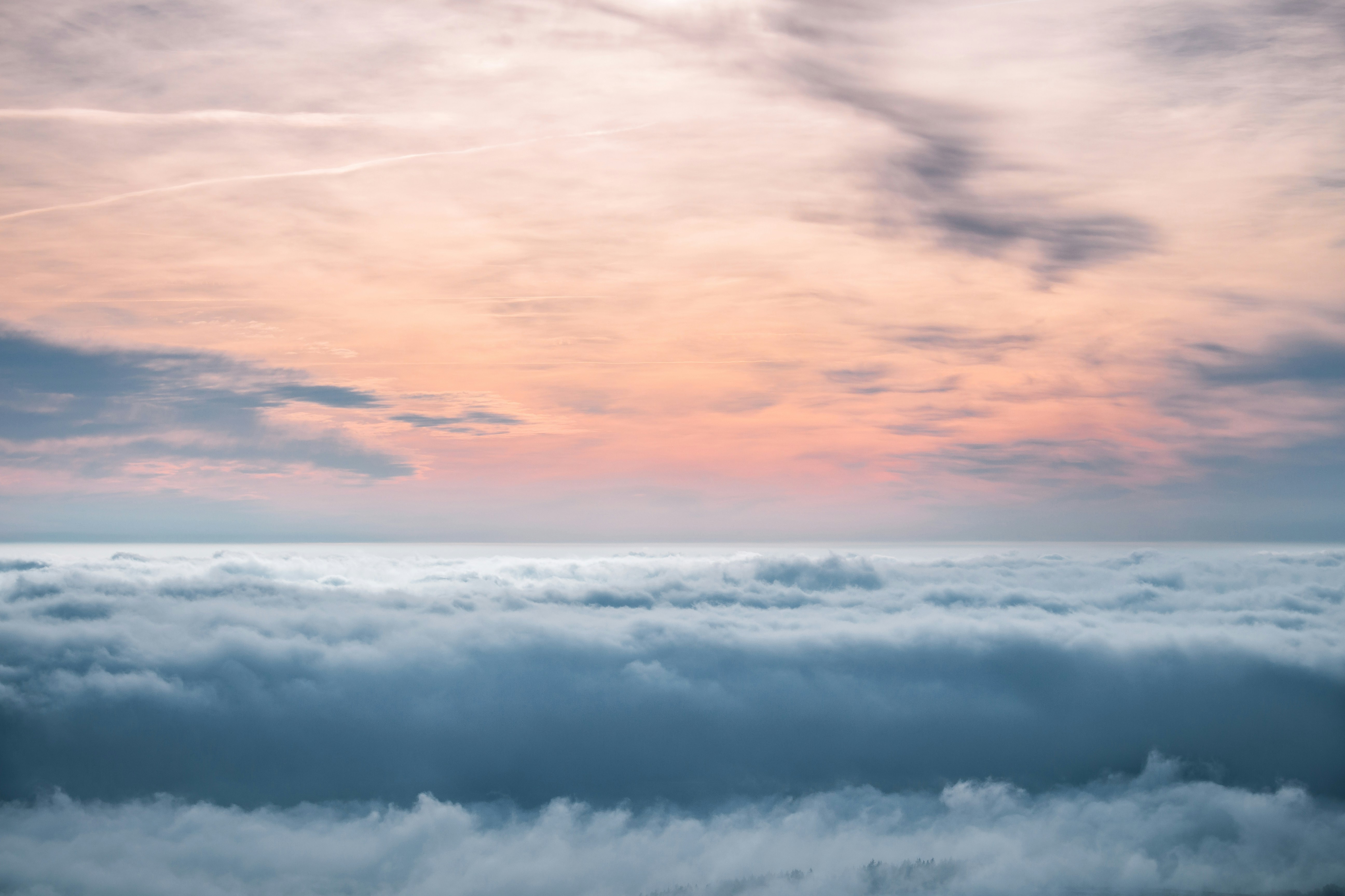 Sea of Clouds at Sunrise