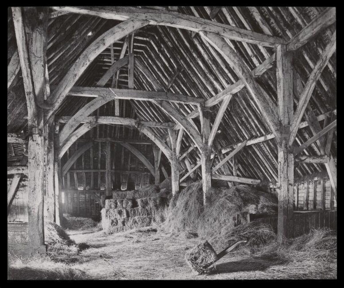 Interior of an Old Hay Barn