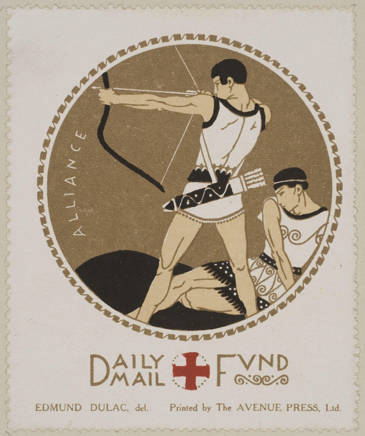 Vintage Daily Mail Alliance Fund Stamp