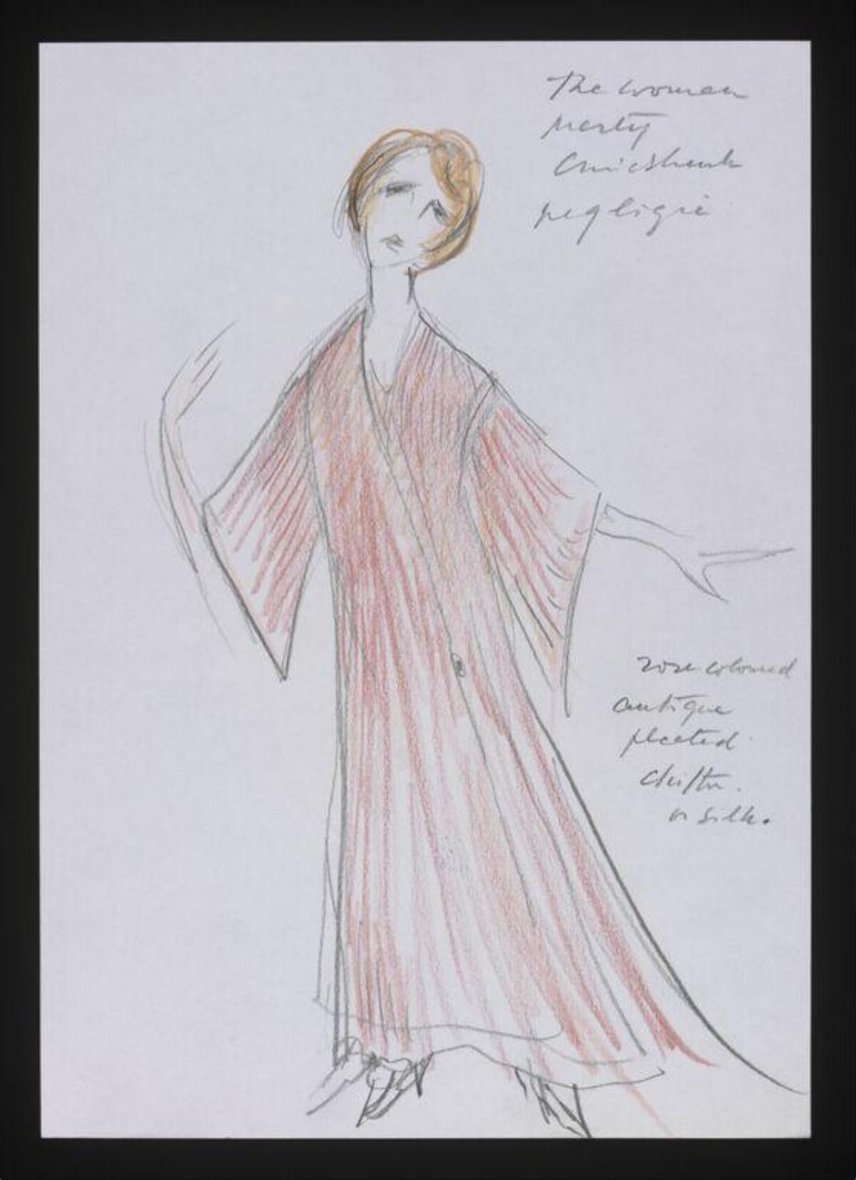 Hand Drawn Stage Costume Design Sketch