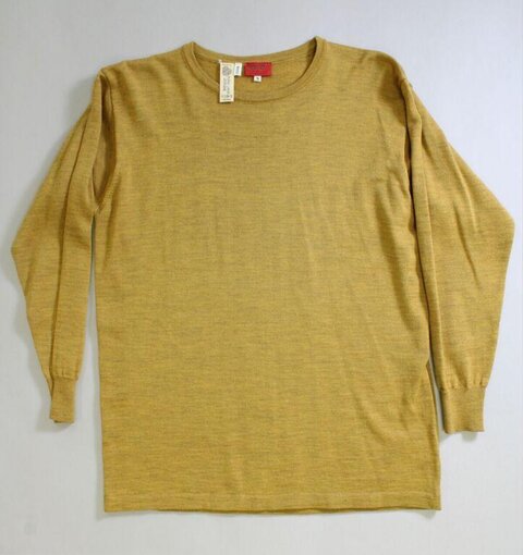 Mustard Yellow Long Sleeve Knit Top