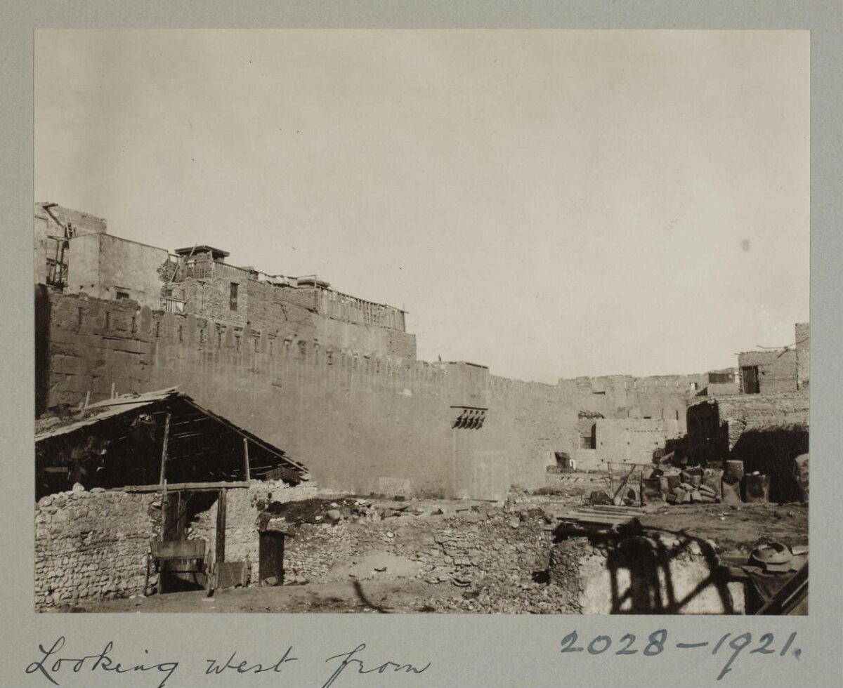 1921 Photo of Ancient City Wall