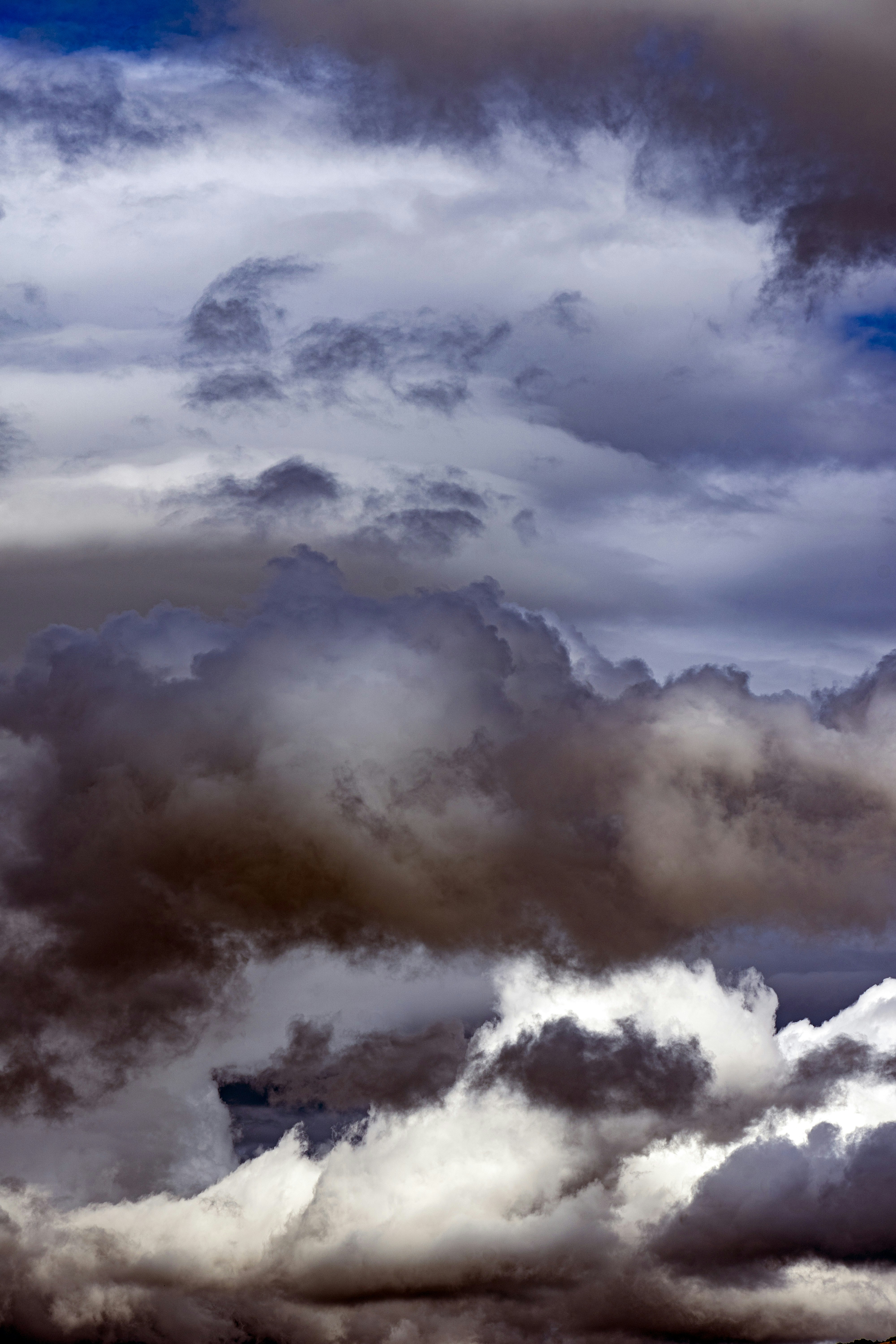 Stormy Sky With Layered Clouds