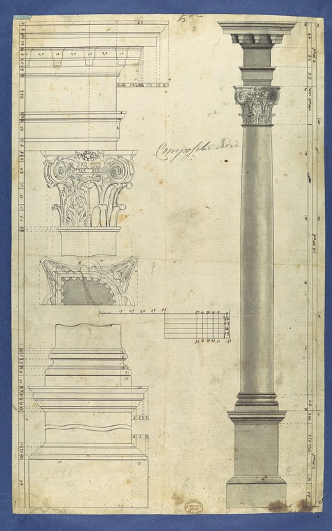 Composite Order Column Drawing
