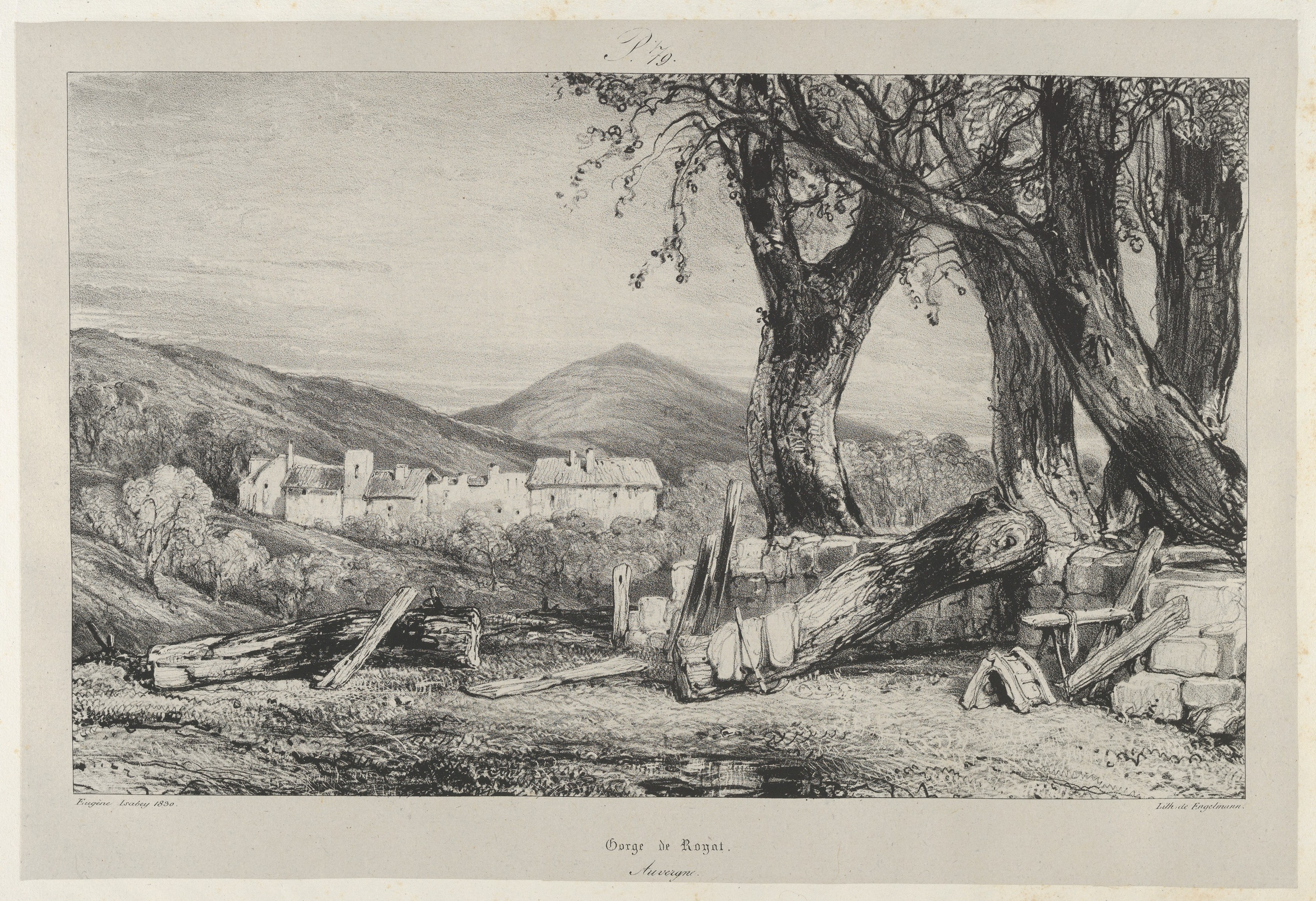 Gorge de Royat Landscape